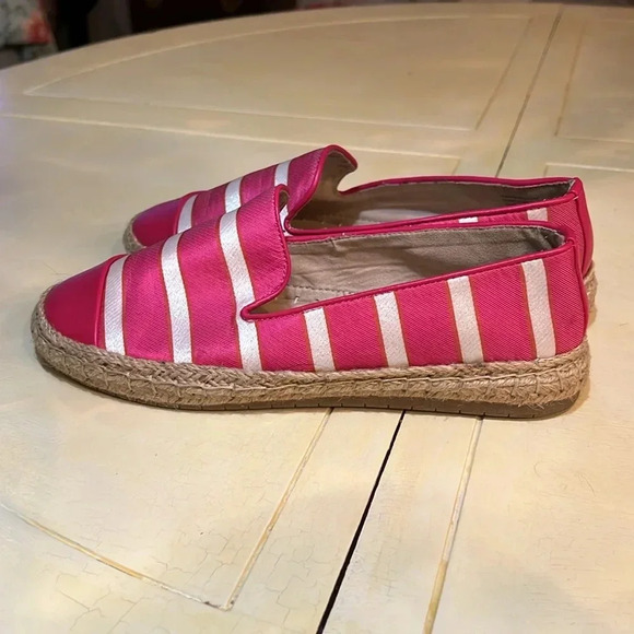 Charter Club Espadrille size 8 M pink and white - Picture 4 of 5